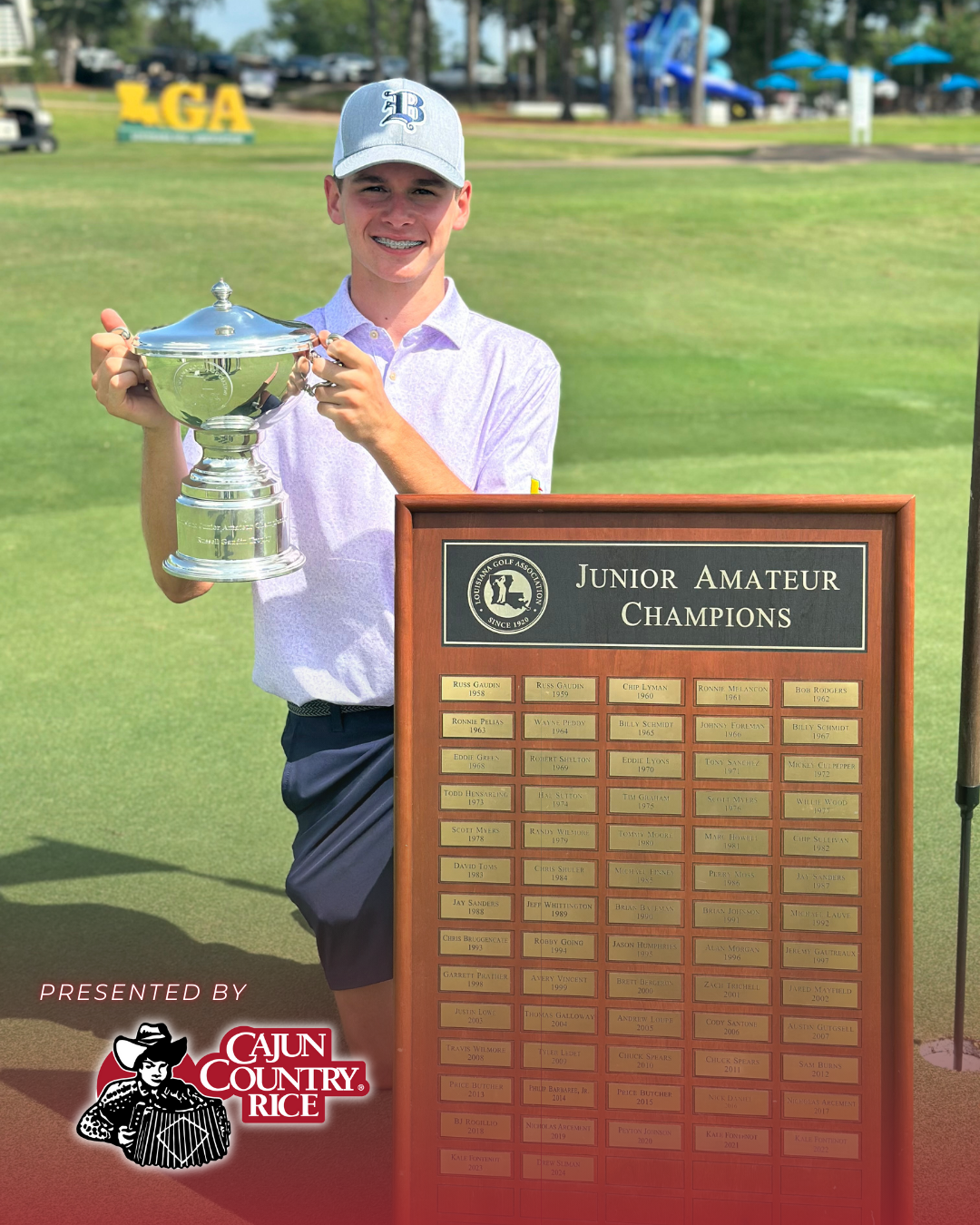 Ivan Popp and Maci Williams Win Louisiana Junior Amateur Championships presented by Cajun Country Rice
