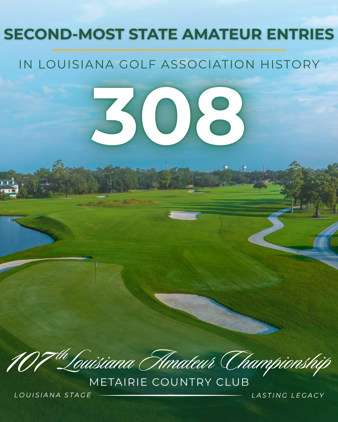 LGA Accepts Second-Most All-Time Entries for 107th Louisiana Amateur Championship