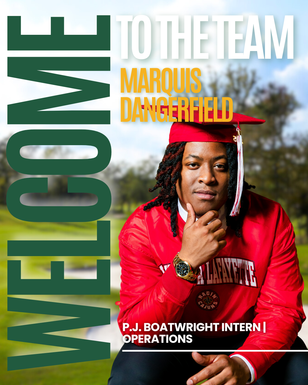 Louisiana Golf Association Announces the Hiring of Marquis Dangerfield as the 2026 P.J. Boatwright Operations Intern