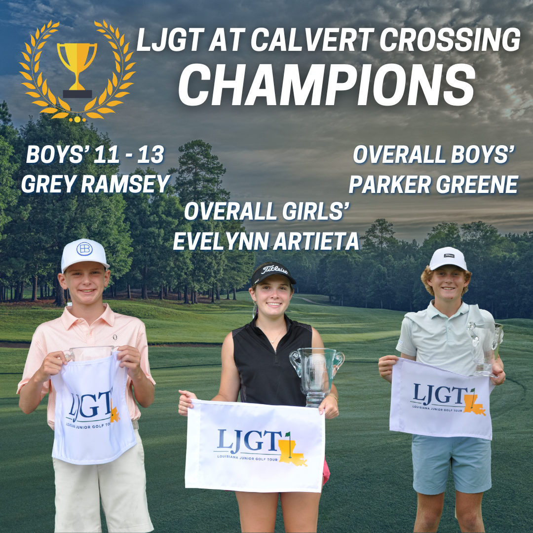 Greene Claims Victory During Final Round Of LJGT at Calvert Crossing