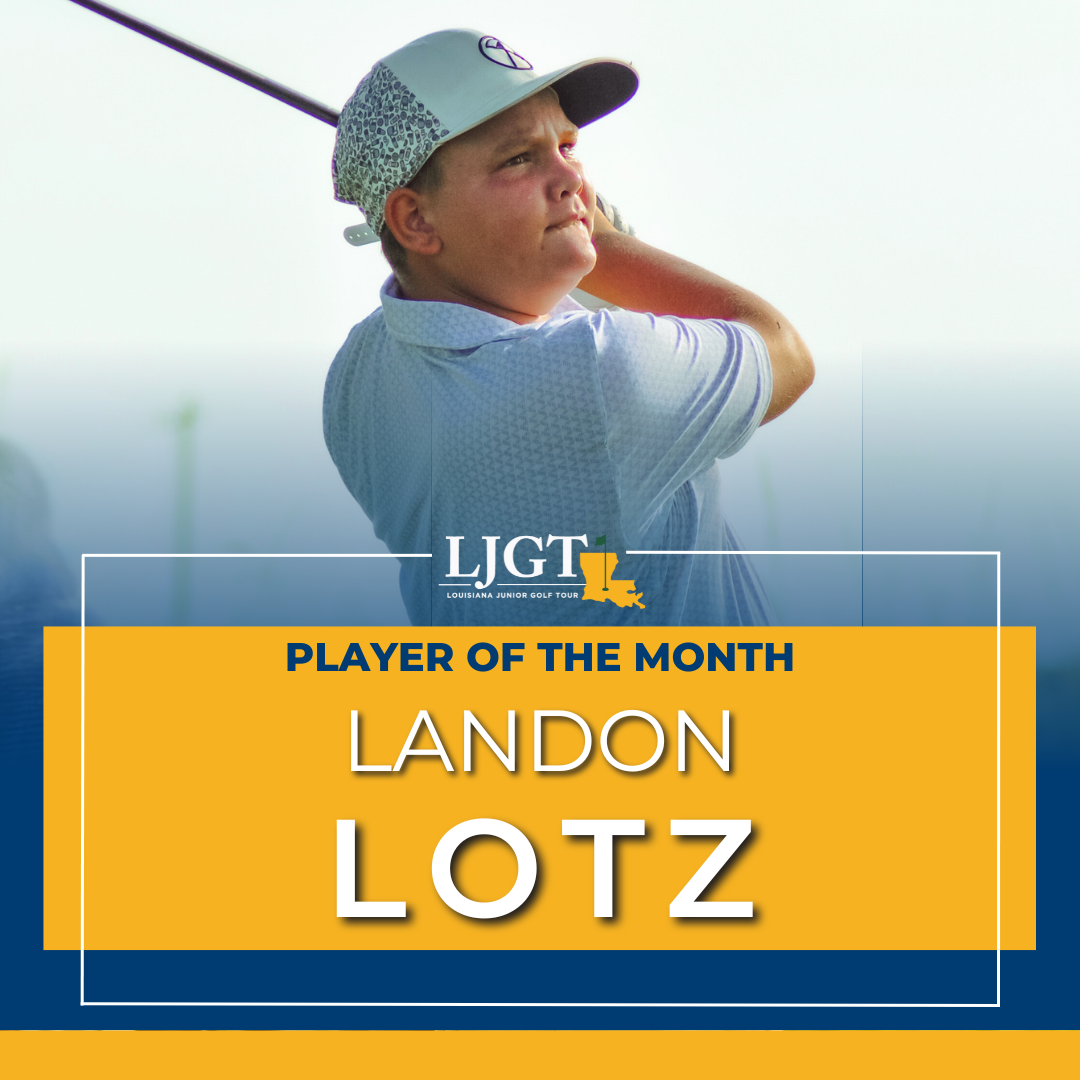 LJGT September Player of the Month: Landon Lotz