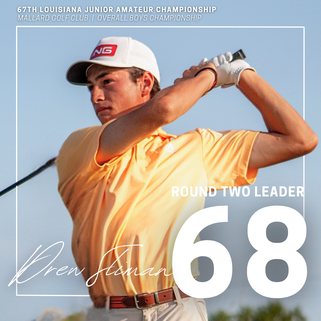 Sliman Leads at Six-Under in 67th Louisiana Junior Amateur Championship