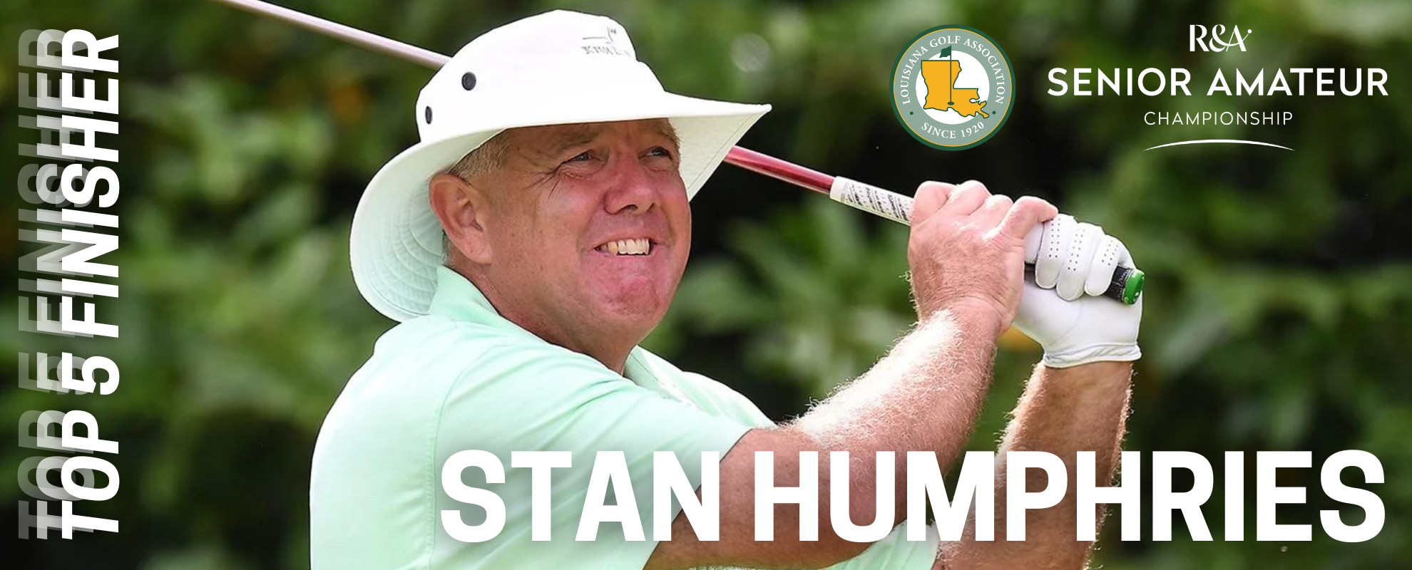 Congrats to LGA Member Stan Humphries on a Top 5 finish at the R&A Senior Amateur Championship