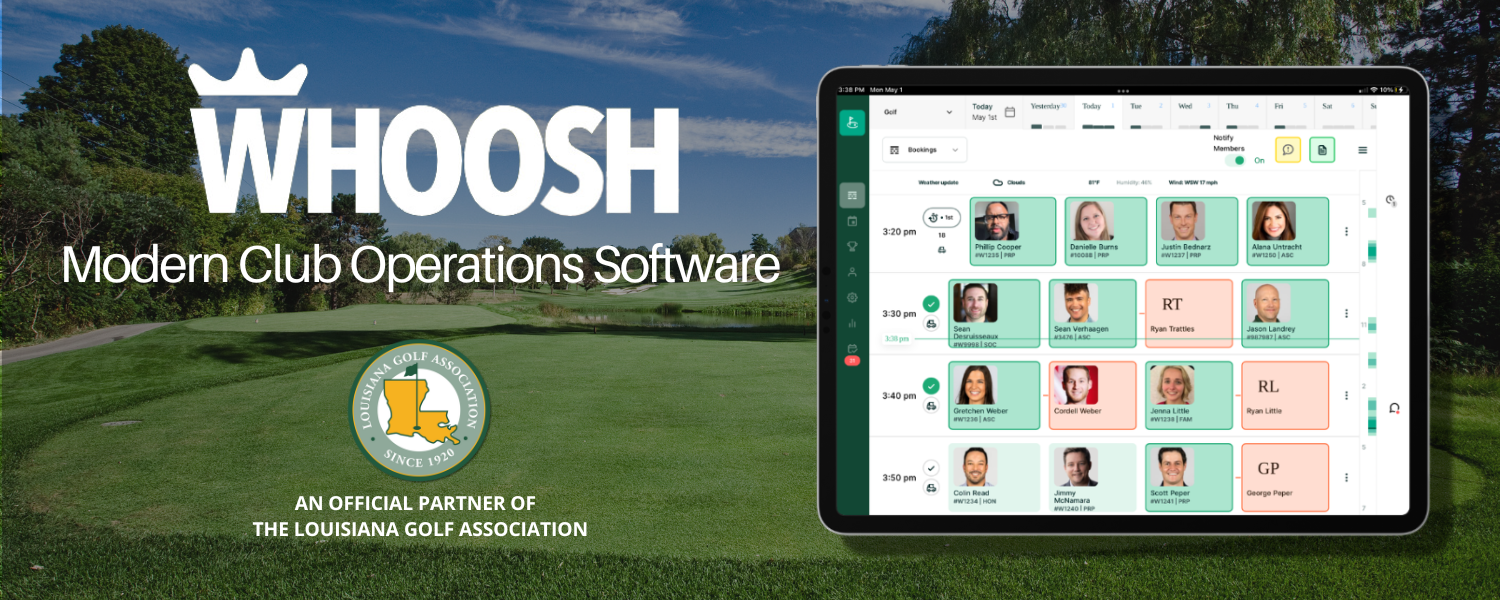 Louisiana Golf Association Partners with Whoosh