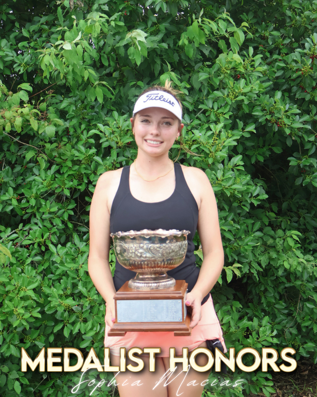 Sophia Macias Wins Medalist Honors in Stroke Play Qualifier