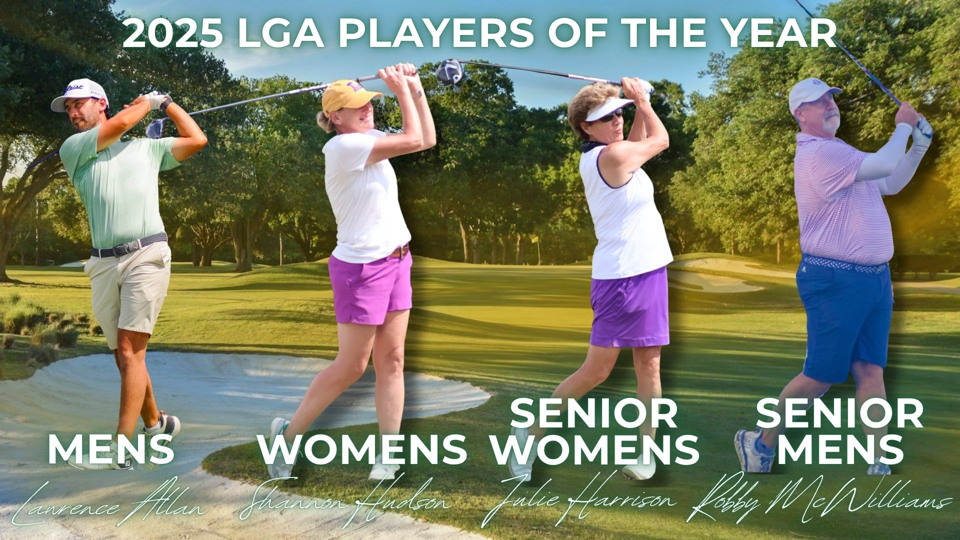 Louisiana Golf Association Names 2025 Players of the Year