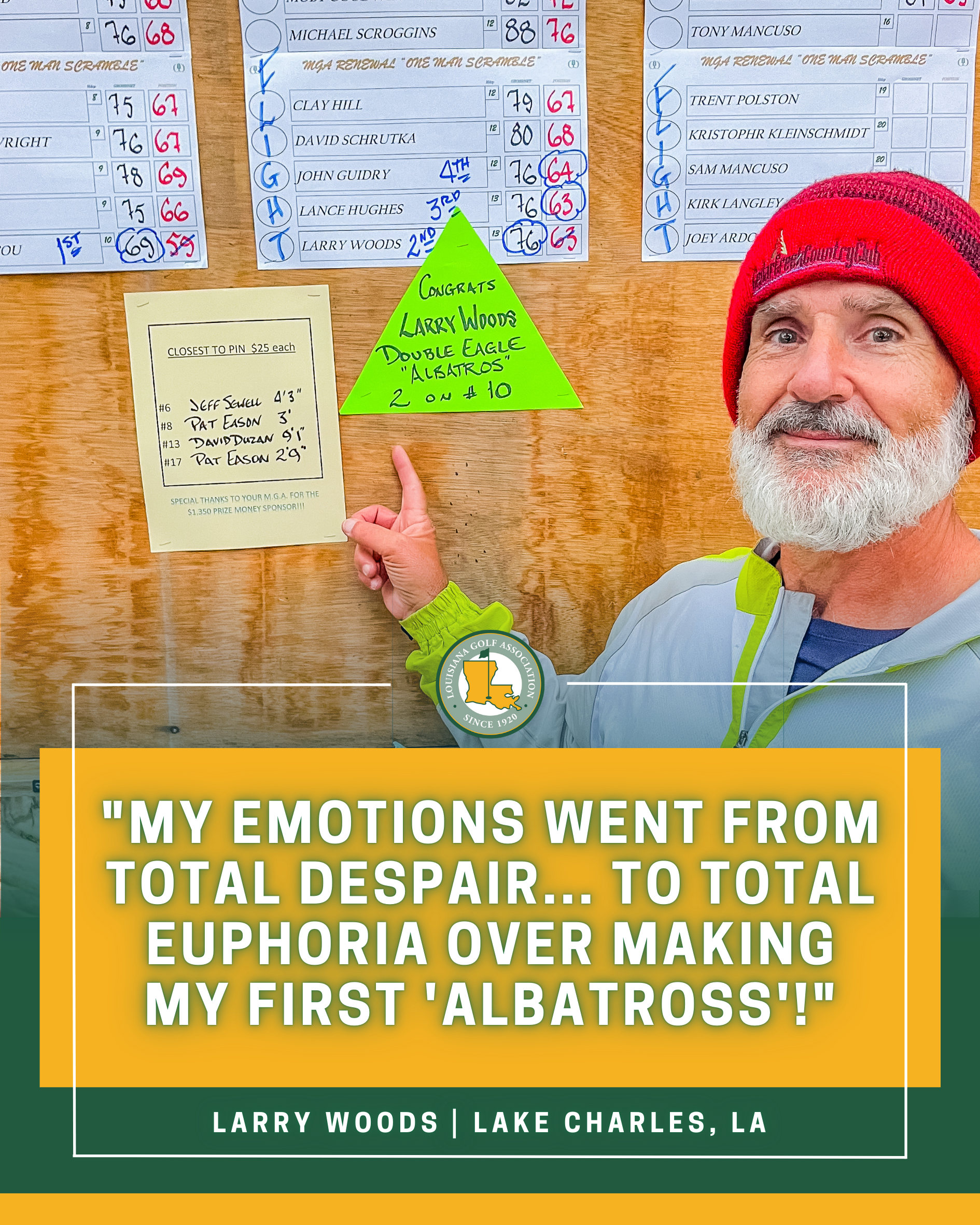 A Hole-in-One? Not Quite. Larry Woods’ Amazing Albatross