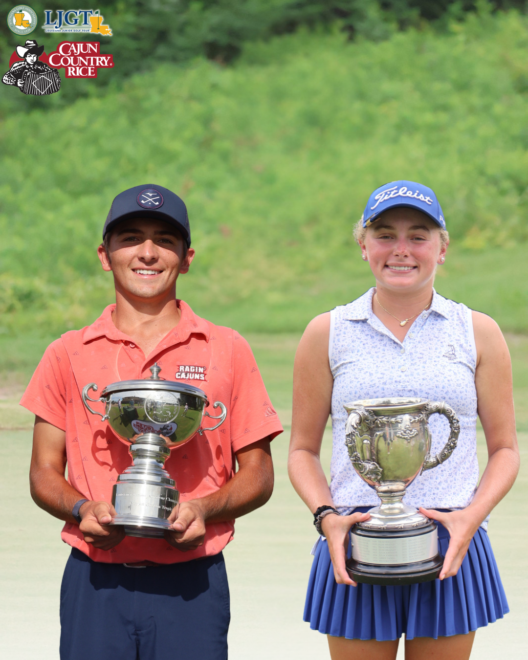 Kye Hanks and Maci Williams win 69th Louisiana Junior Amateur and 61st Girls' Junior Amateur