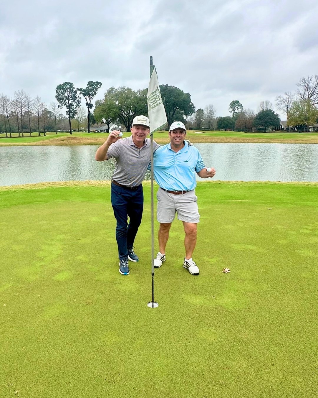 Same Hole, Same Group: Pipsair and Lang Card Two Aces at Baton Rouge Country Club